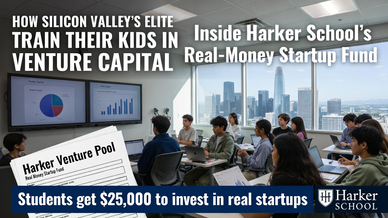 How Silicon Valley's Elite Train Their Kids in Venture Capital: Inside Harker School's Real-Money Startup Fund
