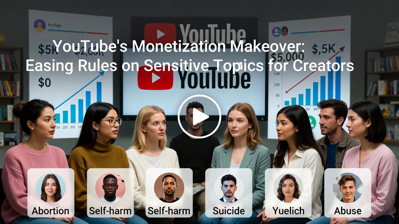 YouTube's Monetization Makeover: Easing Rules on Sensitive Topics for Creators