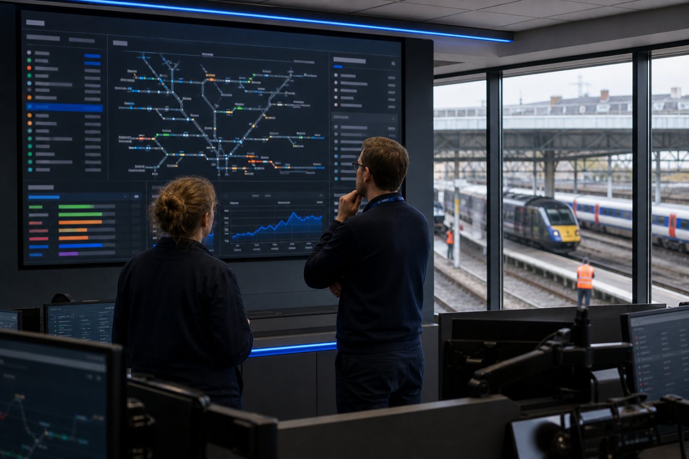 El software de Mistral Data reúne información operativa en tiempo real para gestionar servicios ferroviarios británicos.