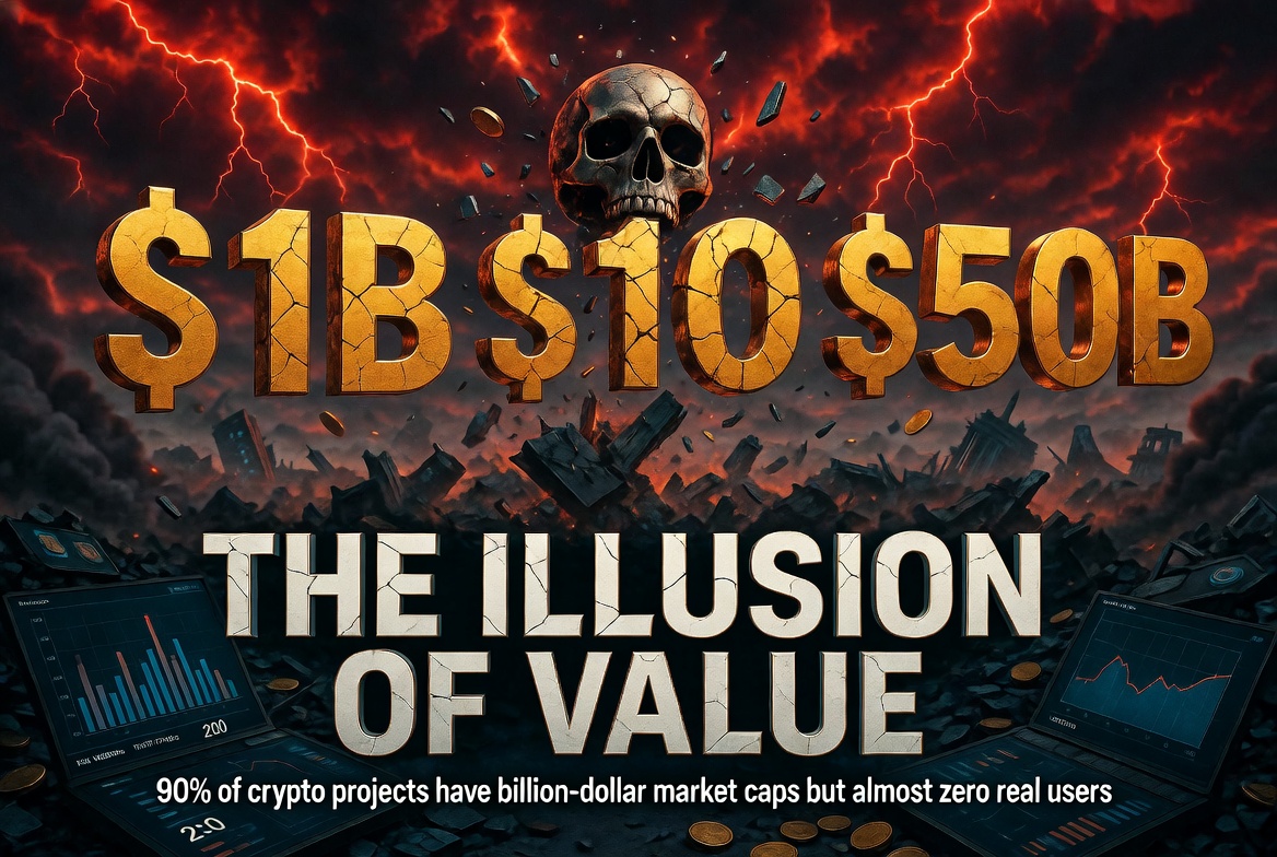 Part 3. The Illusion of Value: Why 90% of Crypto Projects Have Billion-Dollar Market Caps But Almost Zero Traffic and Revenue