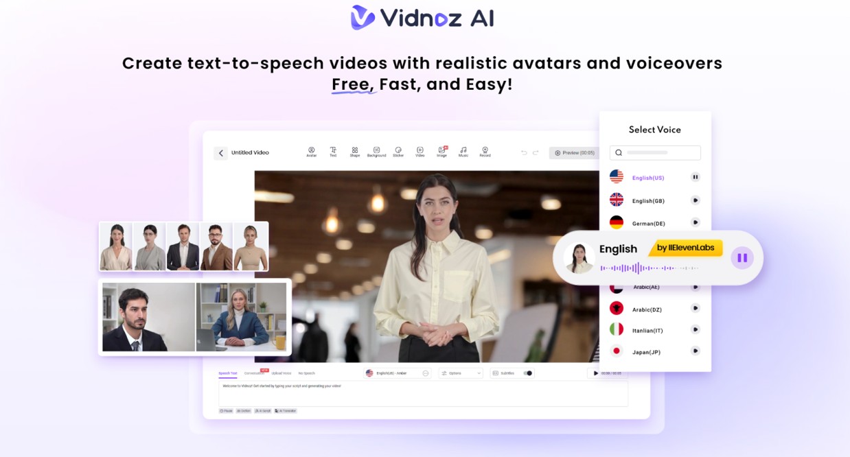 How to Use Vidnoz AI to Create Consistent Branded Content?