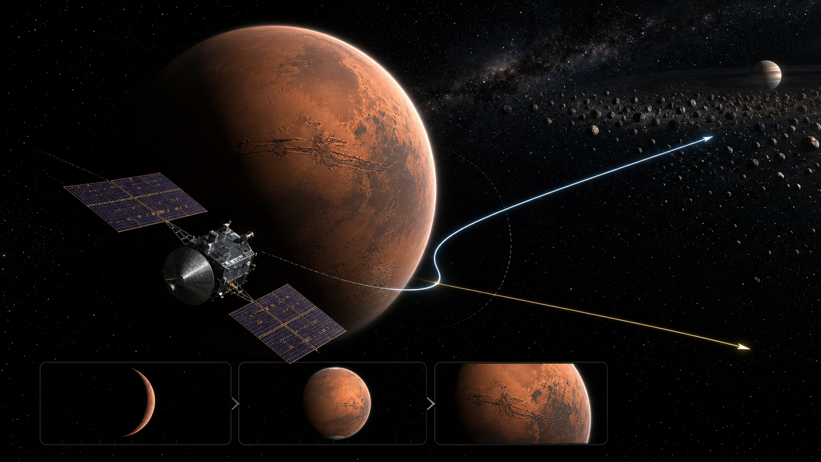 NASA’s Psyche Spacecraft Completes Mars Flyby on Route to 2029 Asteroid Arrival