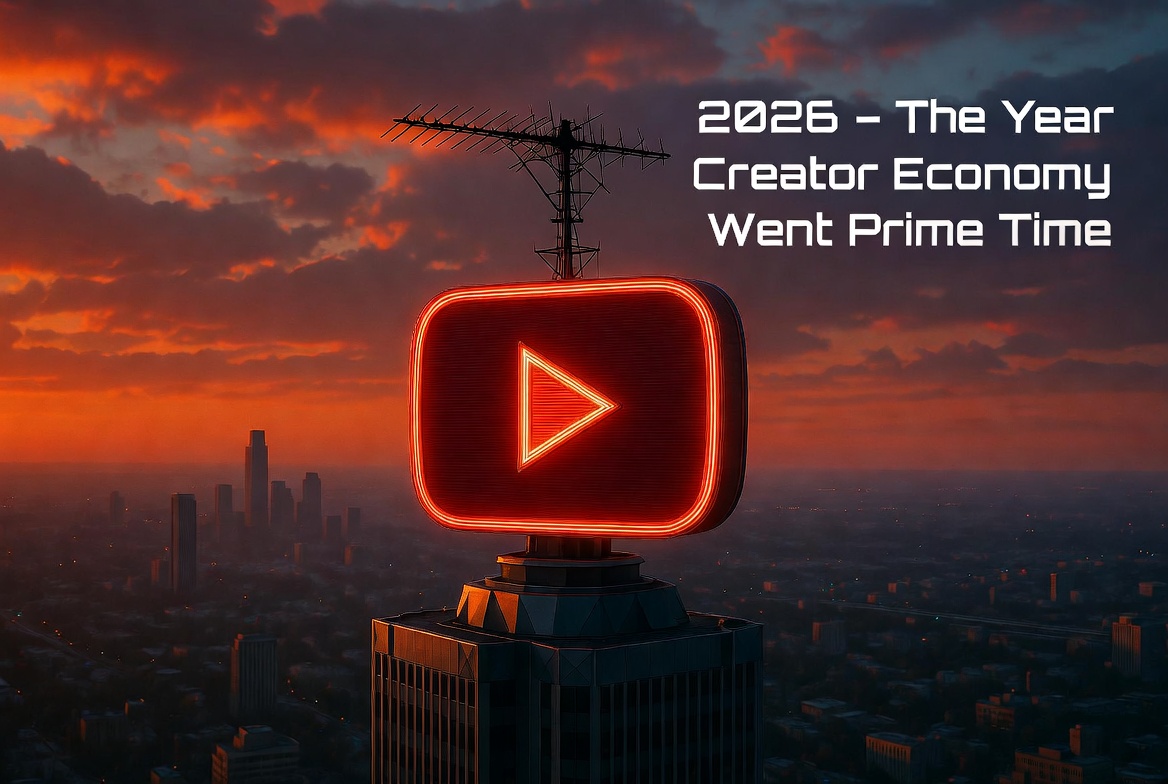 The TV-fication of YouTube: Why 2026 is the Year the Creator Economy Went Prime Time