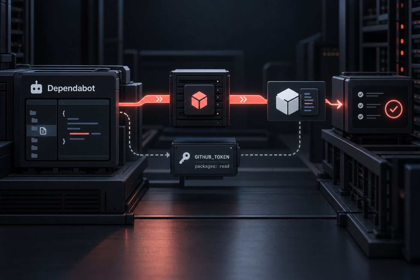 GITHUB_TOKEN 대체 인증으로 비공개 GitHub Packages 의존성을 정상 해석하는 Dependabot
