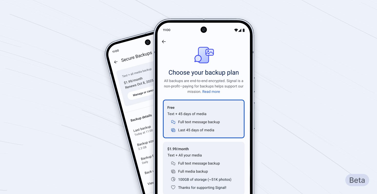Signal Introduces Secure Backup Feature to Restore Messages After Device Loss