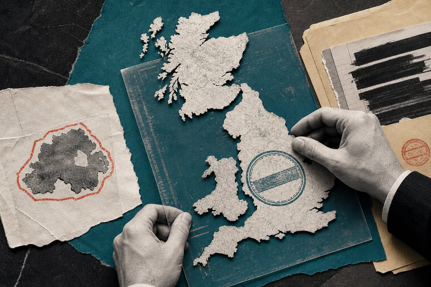 Champ territorial de la réforme limité à l’Angleterre, l’Écosse et au pays de Galles, hors Irlande du Nord.