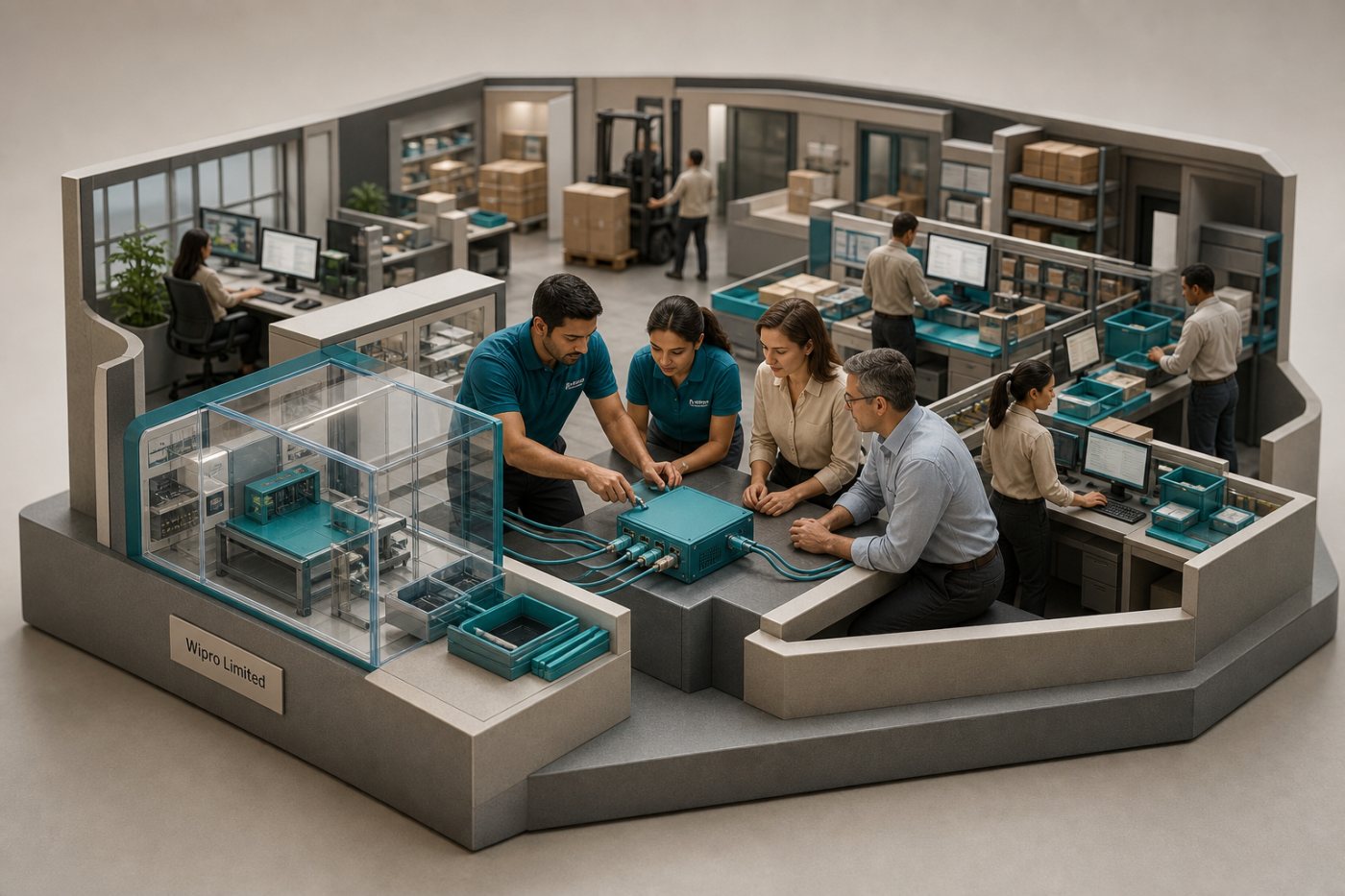 Forward Deployed Engineers work with a client team to move an enterprise AI pilot toward operational deployment.