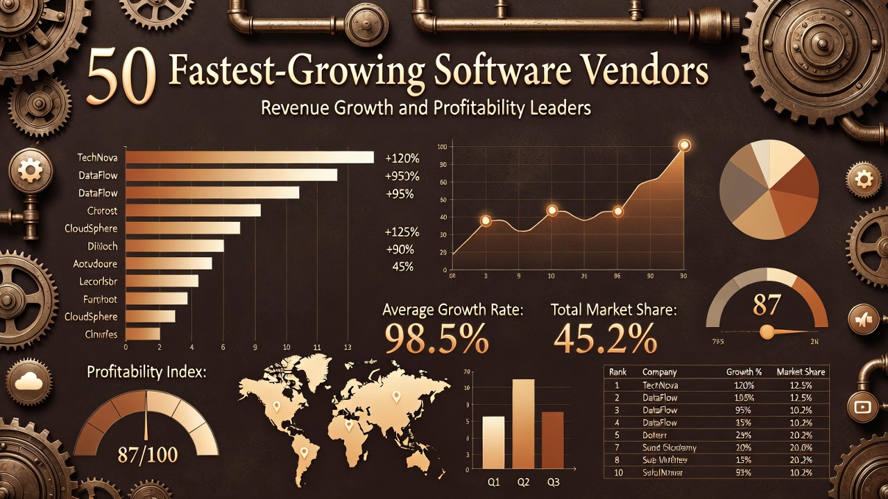 The Pulse of Productivity: Brex Reveals the 50 Fastest-Growing Software Vendors of 2025