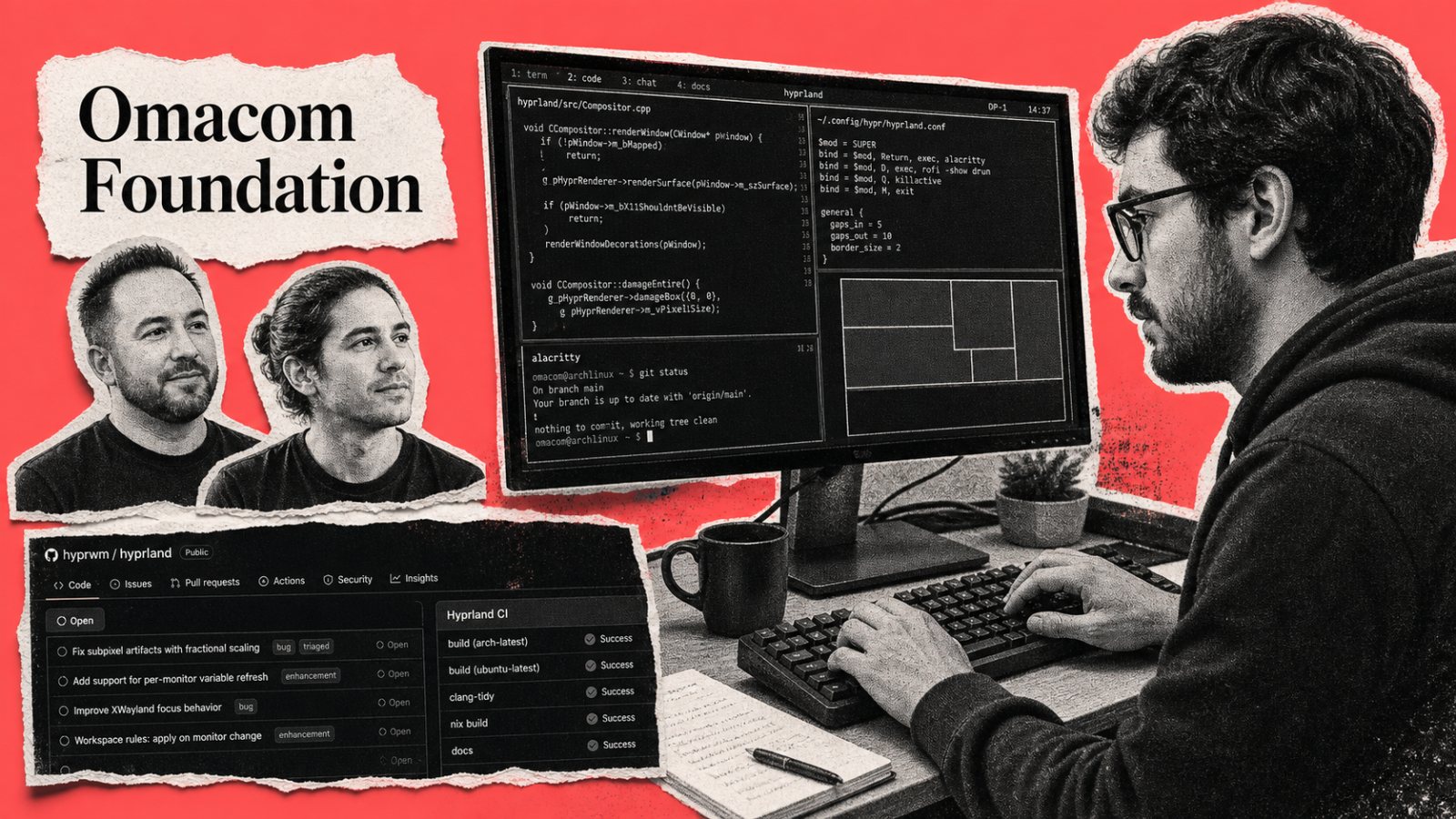 Omacom alcanza 10 millones: Linux gana dos mecenas de un millón
