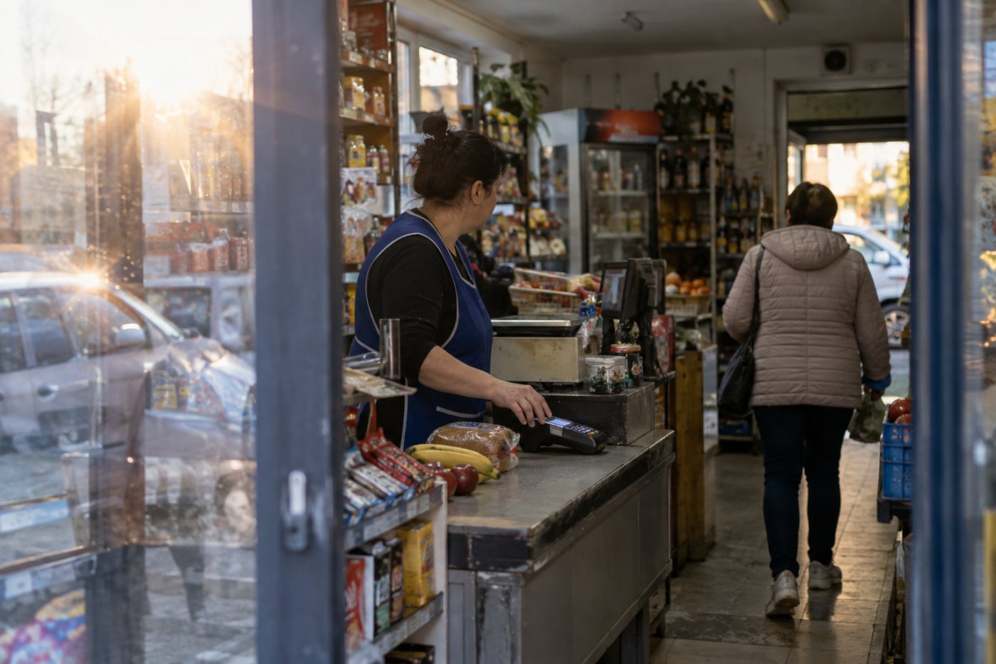 O plată într-o firmă mică, operațiune pe care QuickFin.erp o poate include în reconcilierea bancară și în analiza fluxului de numerar.