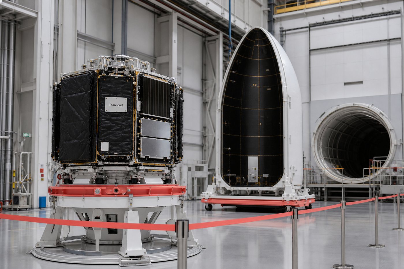 প্রস্তুত Starcloud compute spacecraft-এর কক্ষপথে পৌঁছাতে launch capacity নিশ্চিত করার নির্ভরতা