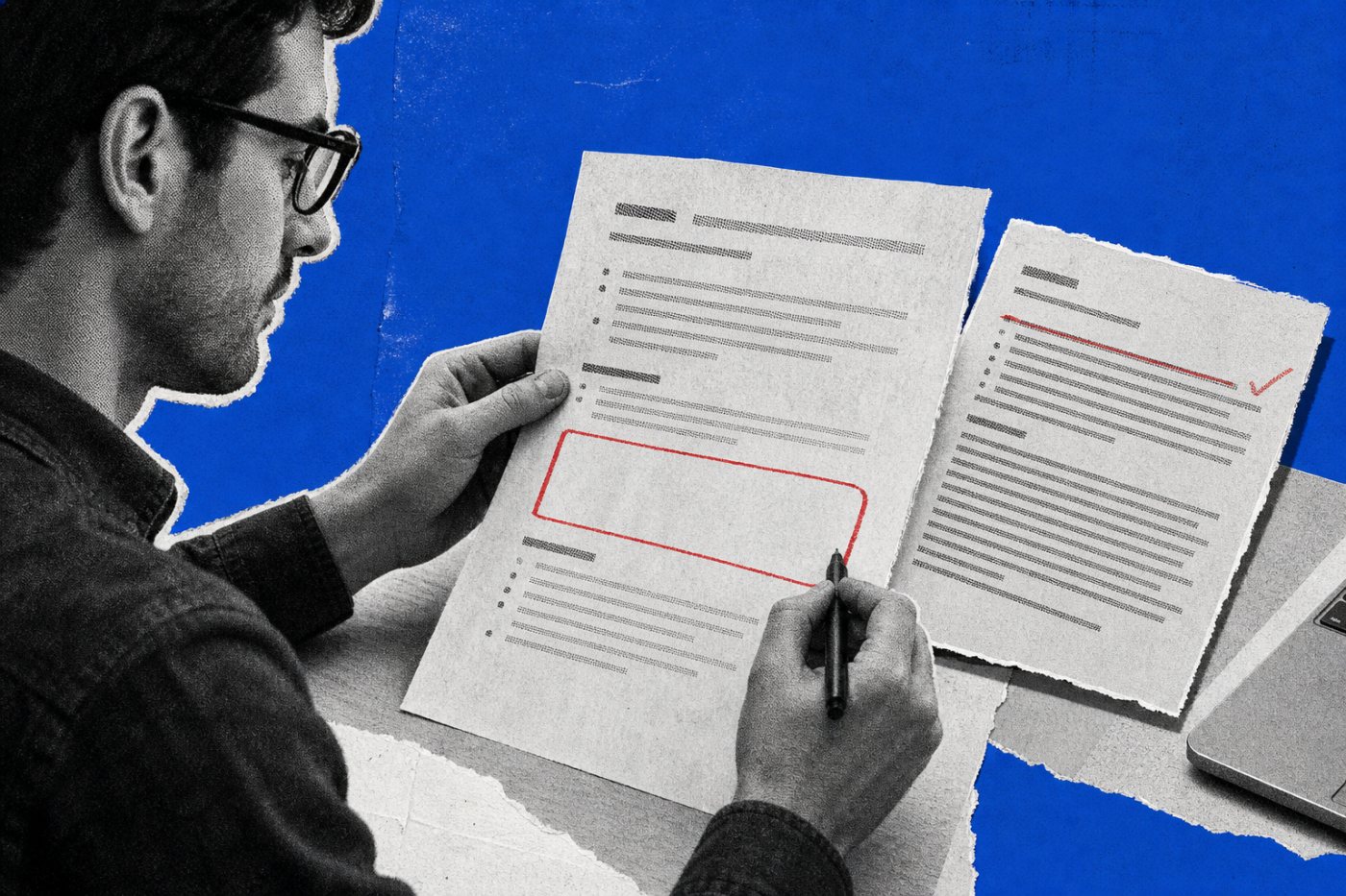 Un salarié utilise aisément une IA, mais doit corriger le premier résultat avant de terminer sa tâche.