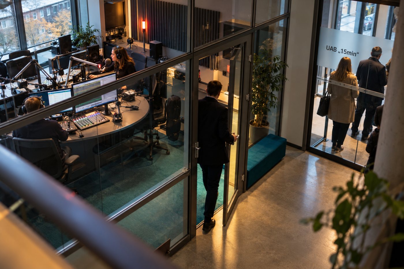 M-1 radijo stoties veikla primena, kad jos akcijų įkeitimas obligacijų savininkams būtų paskesnės eilės po banko.