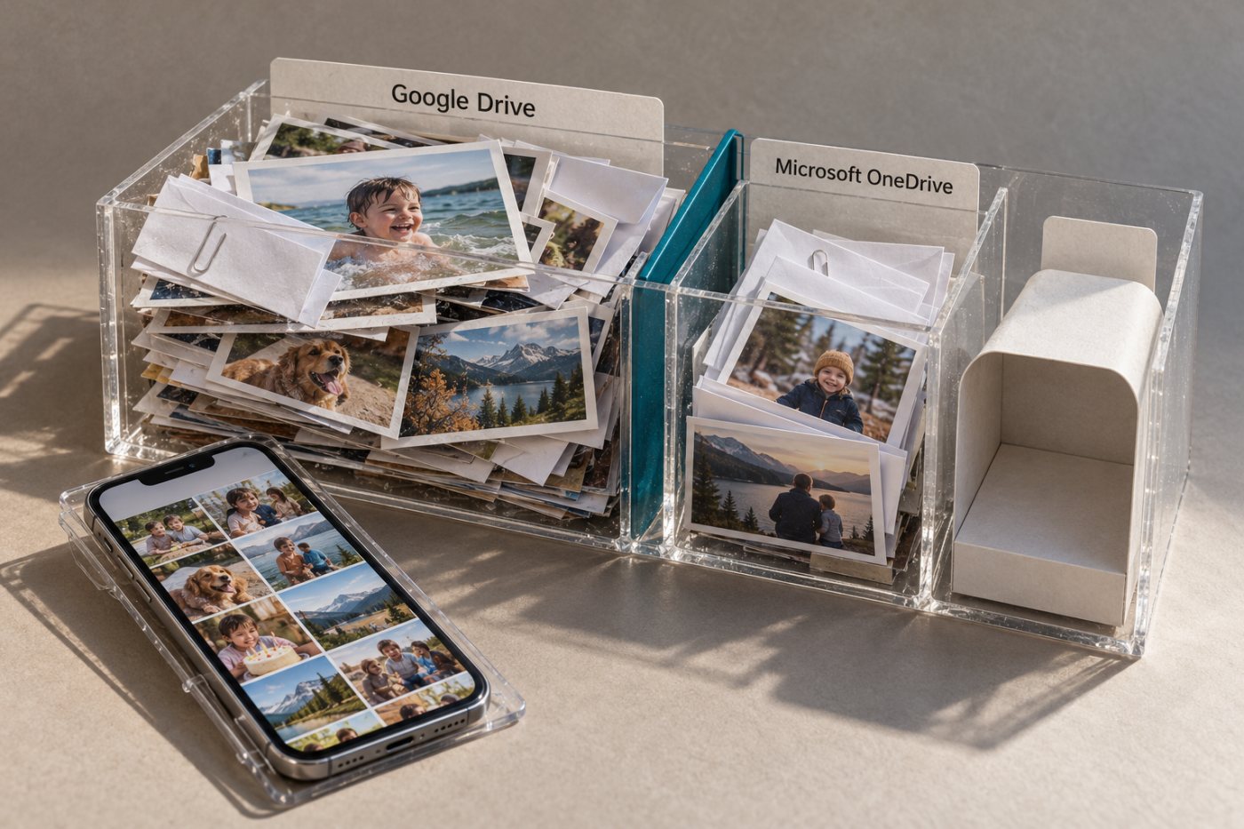 Kuotat e Google Drive dhe OneDrive zvogëlohen nga fotografitë dhe përmbajtja e postës që ndan hapësirën cloud.