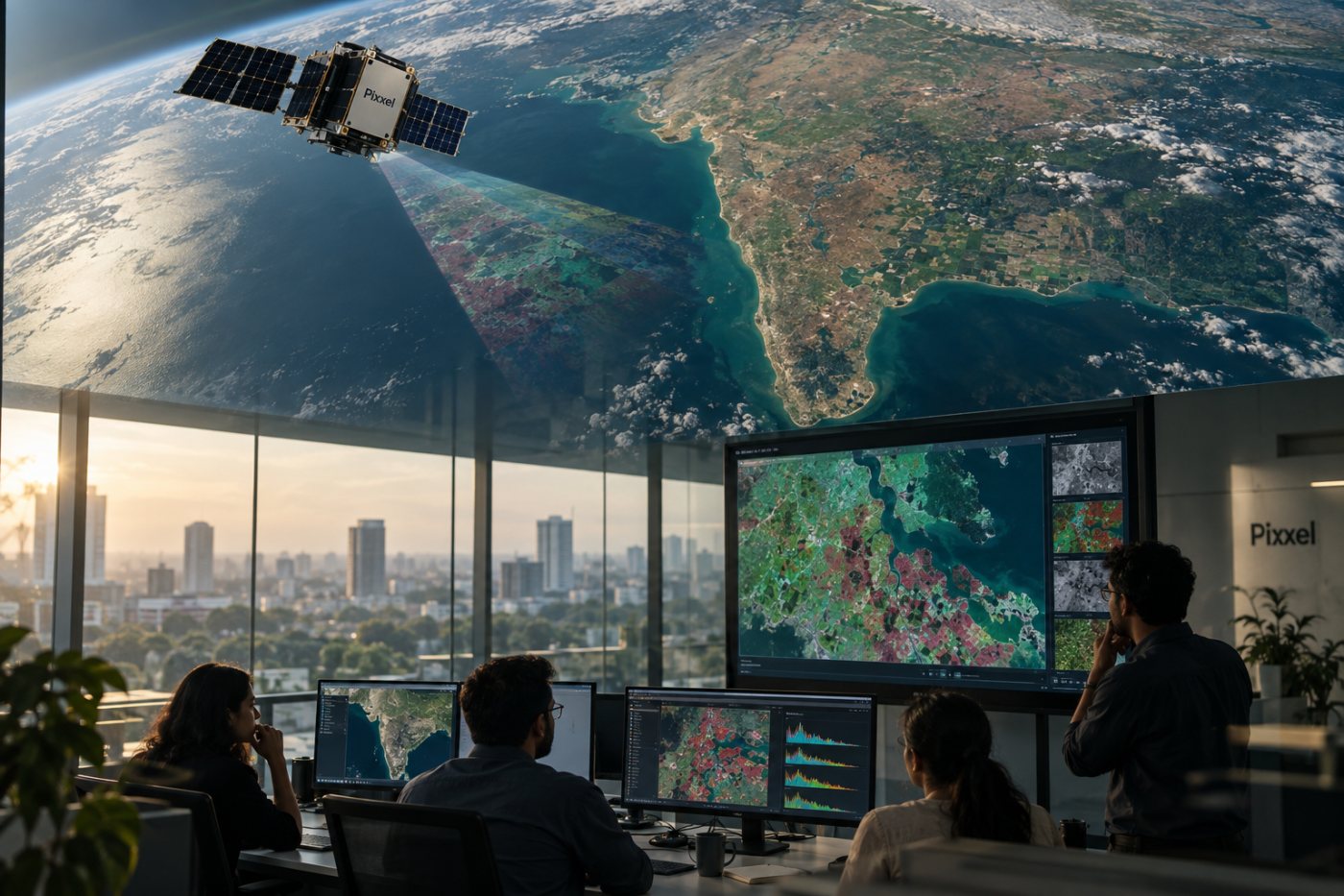 Firefly satellite-এর hyperspectral data Aurora-য় বিশ্লেষিত হয়ে ব্যবহারযোগ্য Earth intelligence তৈরি করছে