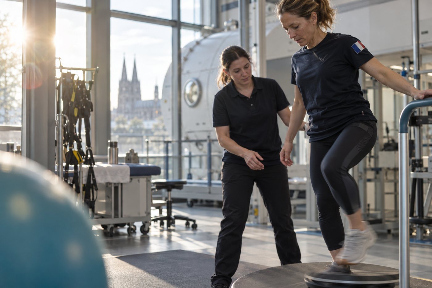 Sophie Adenot entame à Cologne le suivi et la réadaptation à la gravité terrestre après sa mission.