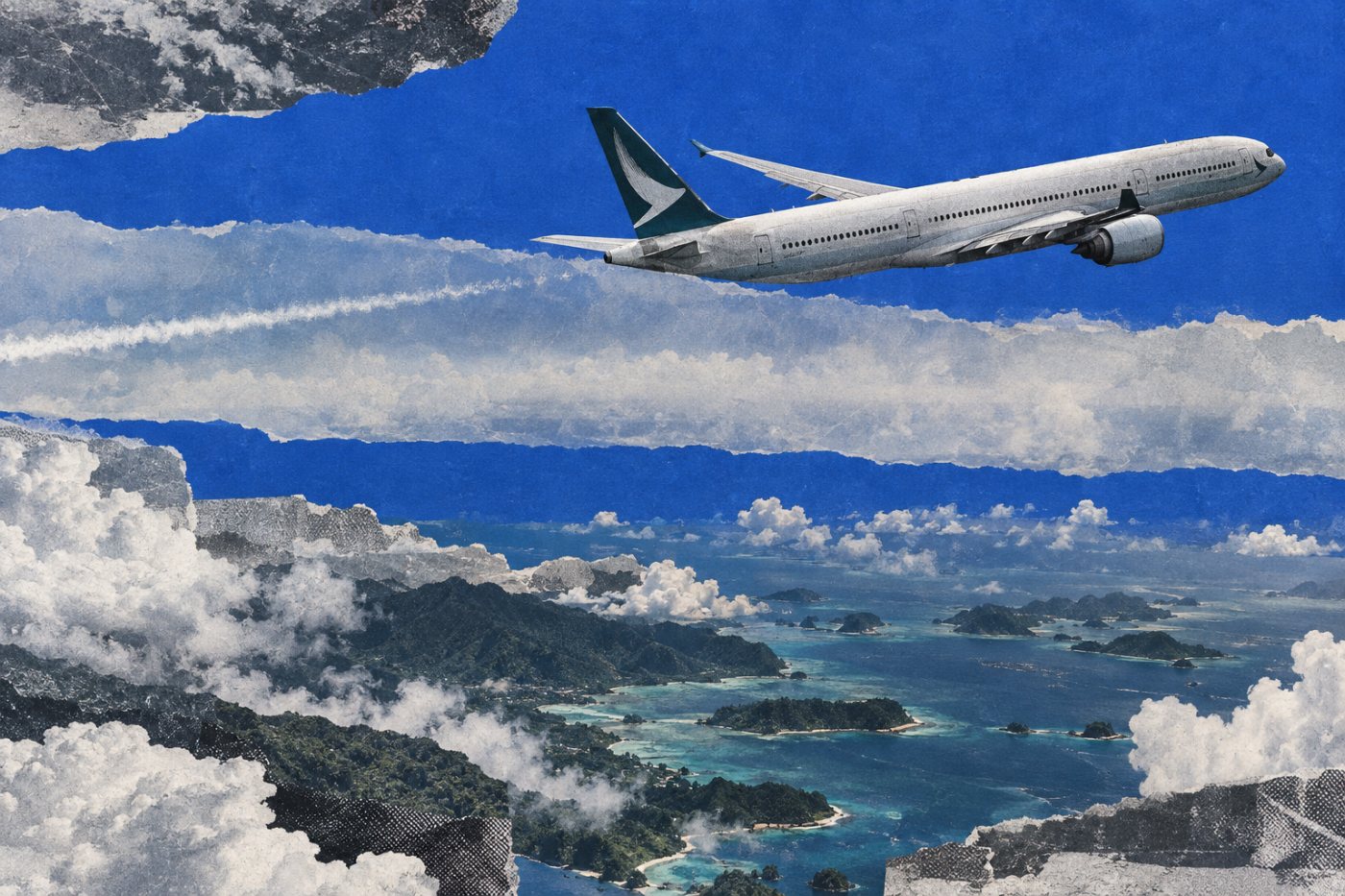 رحلة Cathay Pacific تتجنب طبقة جوية ملائمة لخطوط التكاثف المستمرة على ممر هونغ كونغ–سنغافورة