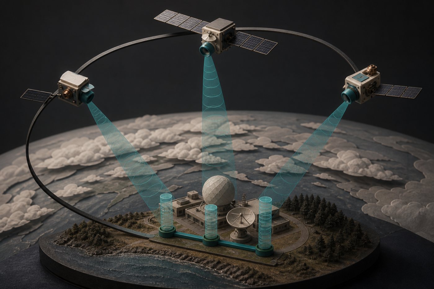 Três sistemas comerciais desenvolvem, lançam e operam instrumentos próprios para fornecer dados meteorológicos à NOAA.