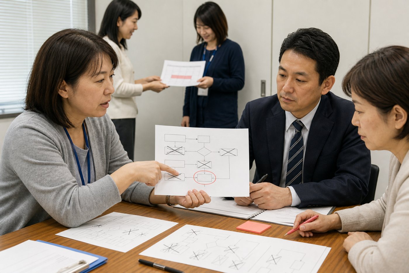 AI導入後の業務量、確認責任、研修時間を労使で協議する職場