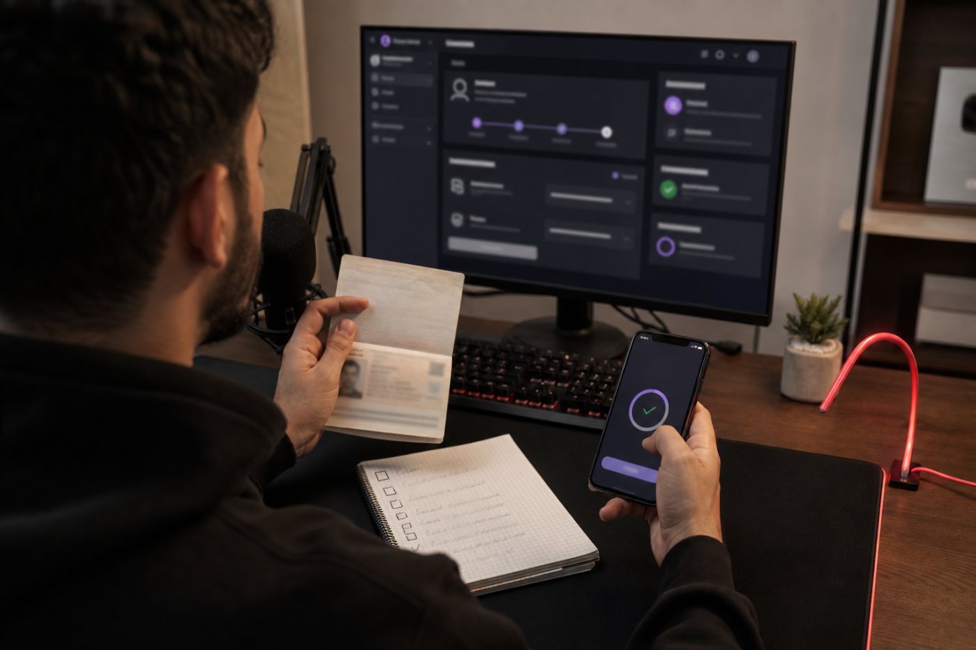 استكمال الضرائب والتحقق والمصادقة الثنائية ووسيلة الدفع قبل استلام أرباح Twitch.