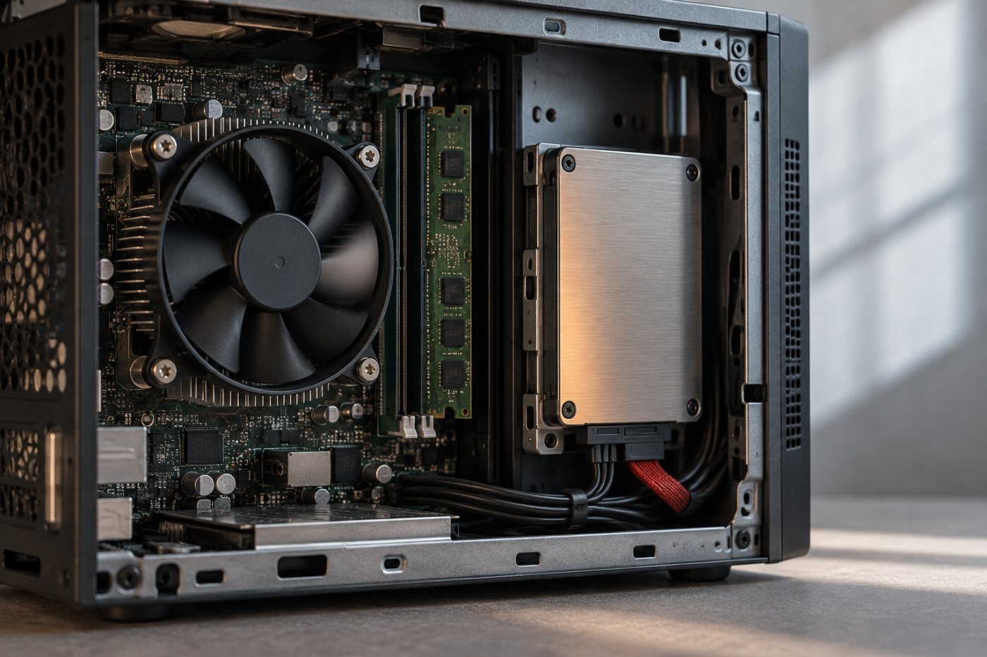 Componentele unui PC modest sunt asociate cu impactul măsurat mai mic pentru ESET decât pentru Bitdefender în testul de performanță.