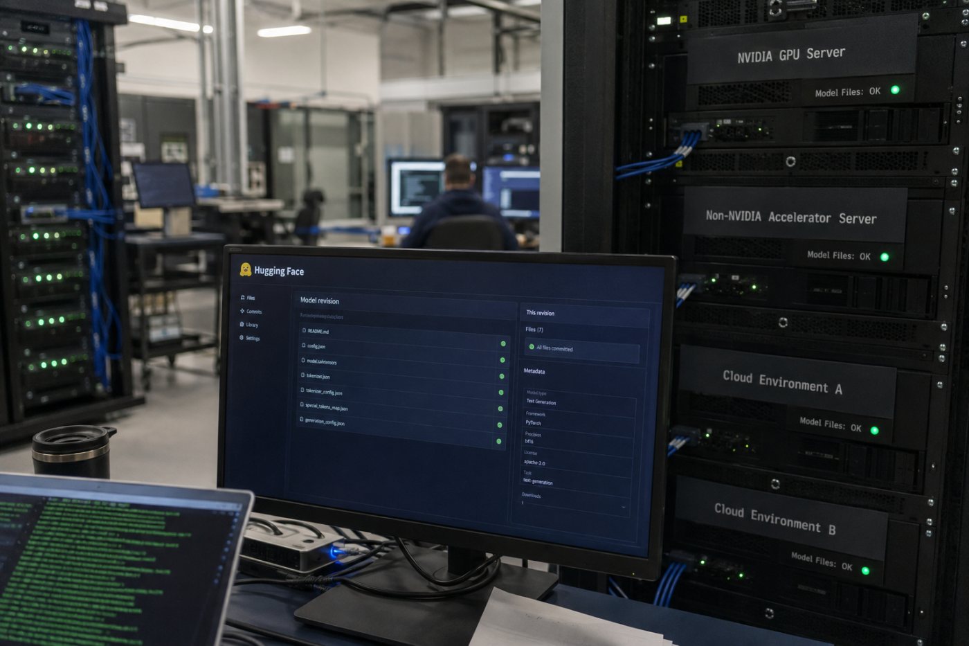 একই Hugging Face model একাধিক cloud ও NVIDIA-বহির্ভূত accelerator-এ deploy হচ্ছে