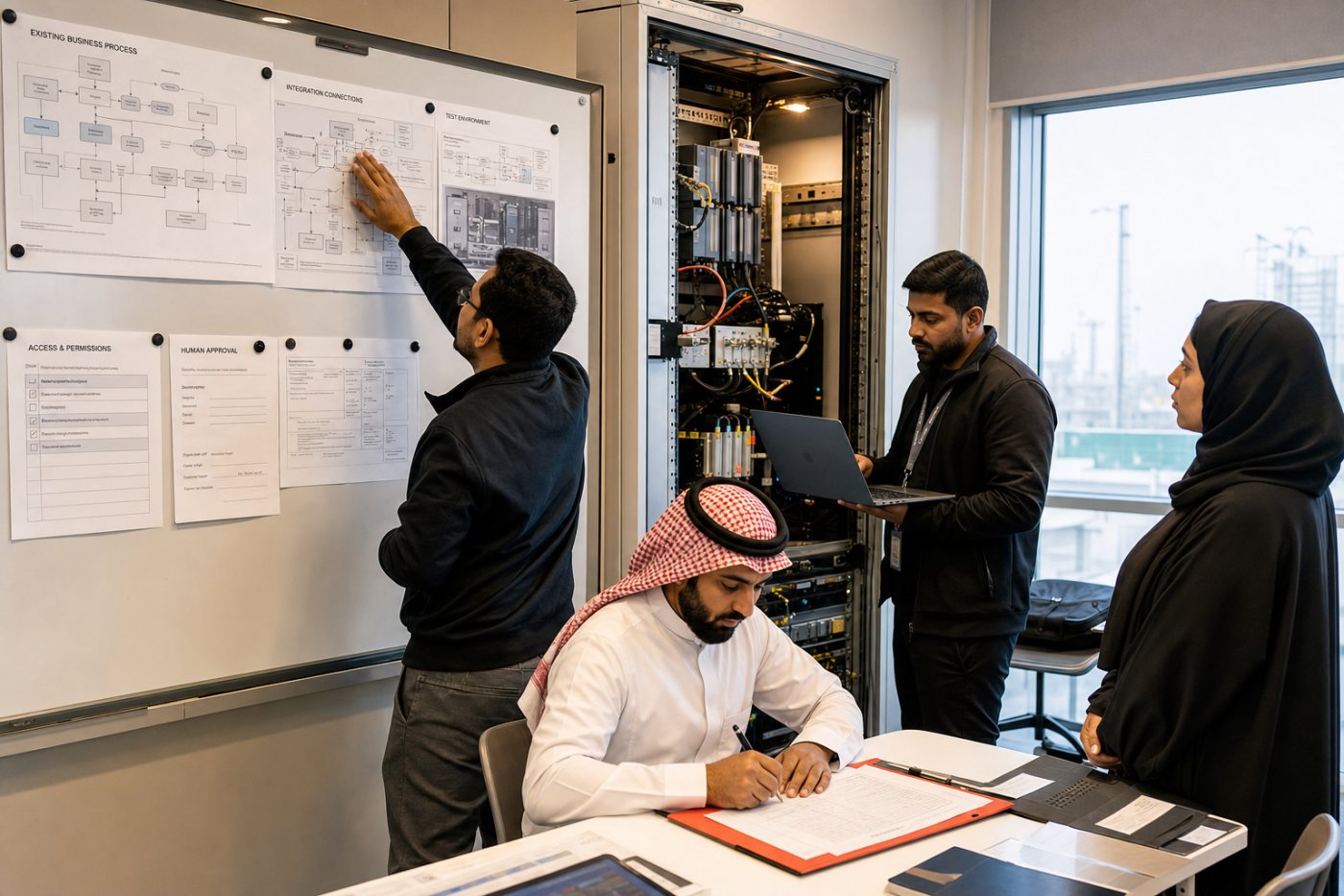 Forward Deployed Engineers کی customer ٹیم کے ساتھ workflow integration، جانچ اور production deployment پر عملی پیش رفت