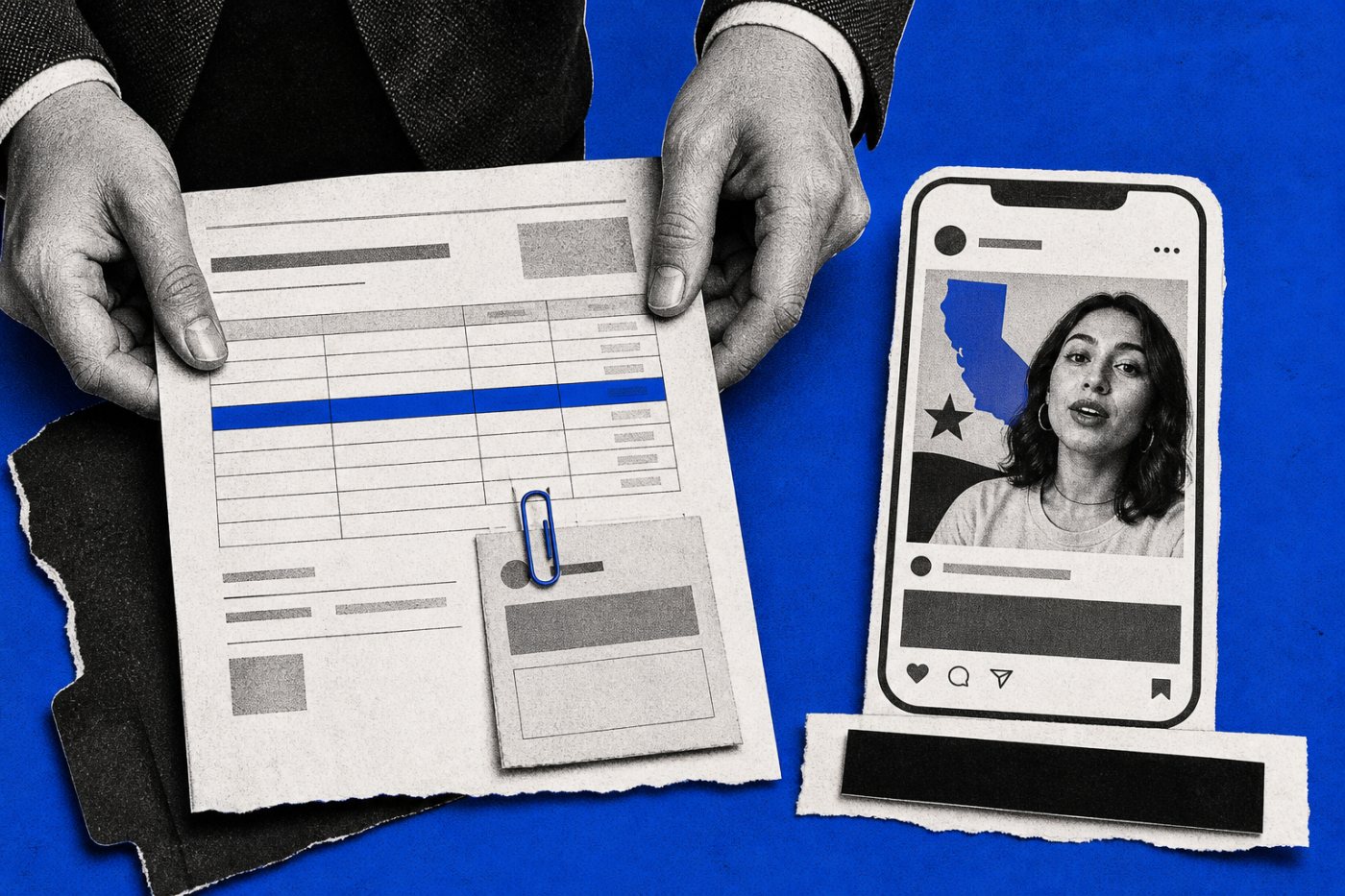 A campaign records a third-party post payment while the creator’s political content separately discloses the paying committee.
