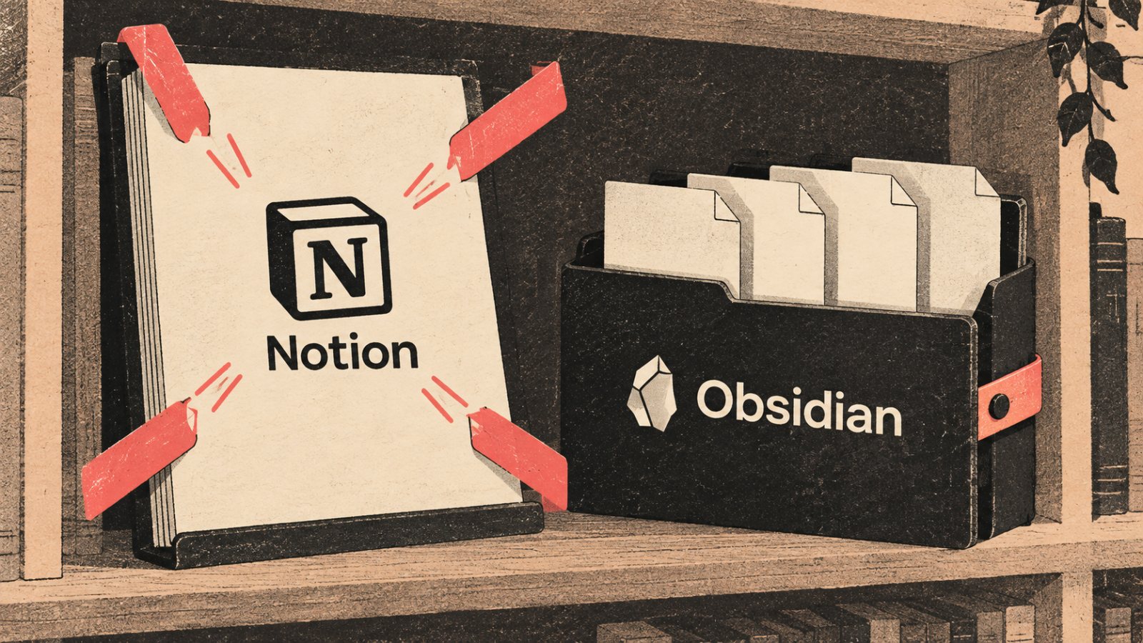 Notion u Obsidian: colaborar en vivo cuesta control sobre los archivos