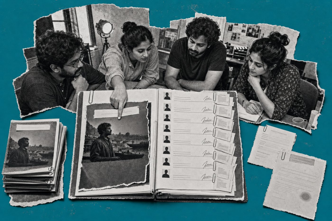 वीडियो कृति के लिए रचनाकार, निर्माता और सहयोगियों के अधिकार दस्तावेज तथा अनापत्ति प्रमाण मिलाए जा रहे हैं।