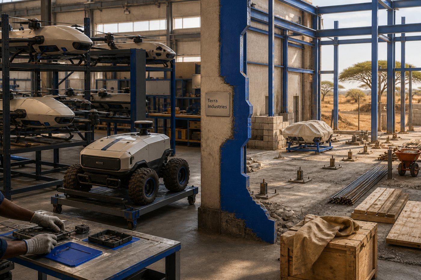 Terra Industries expands African production of autonomous aerial and ground systems after closing its seed round.
