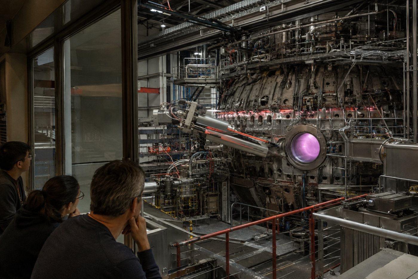 PACMAN erkennt am DIII-D-Tokamak einen drohenden Tearing Mode und richtet die Elektronenzyklotron-Stromtreibung präventiv neu aus.