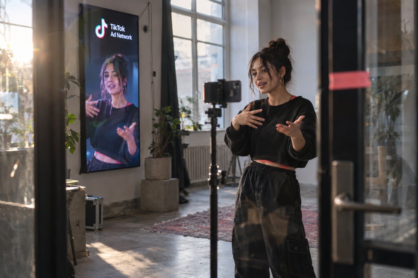 Criador produz vídeo de campanha que pode ser usado como peça publicitária em aplicativos externos ao TikTok.