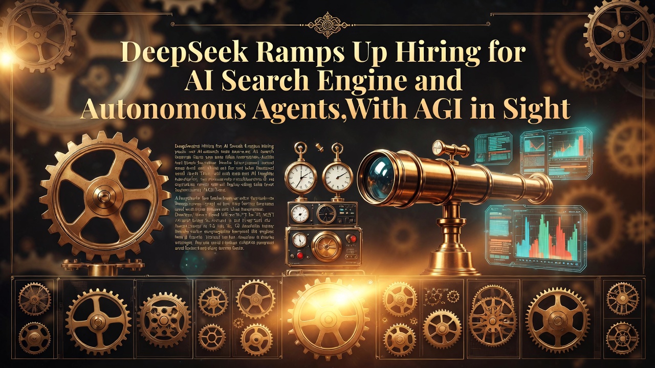 DeepSeek Ramps Up Hiring for AI Search Engine and Autonomous Agents, With AGI in Sight