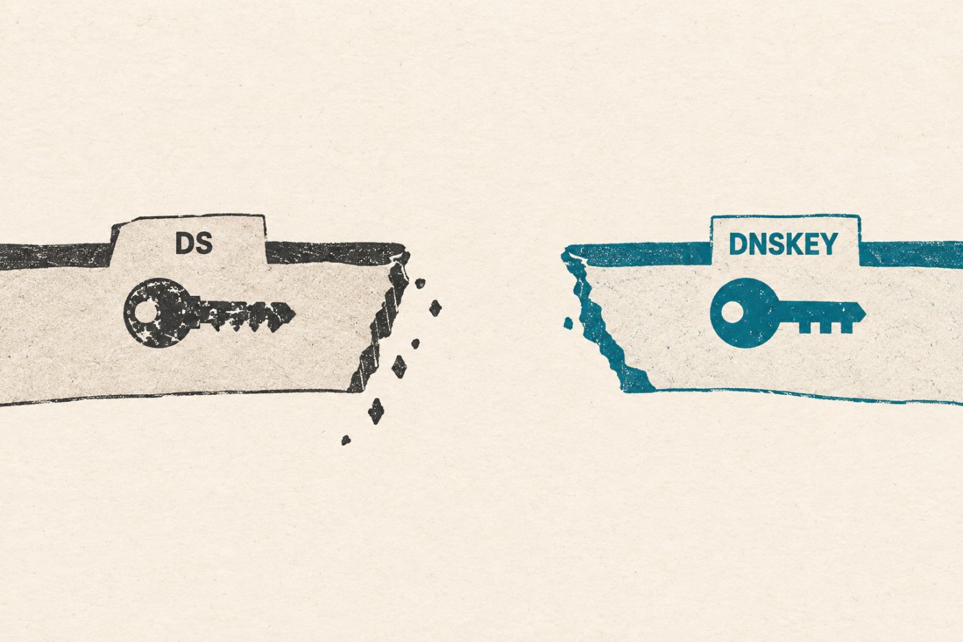 Старая DS-запись не соответствует ключу DNSKEY новой зоны после смены DNS-провайдера.