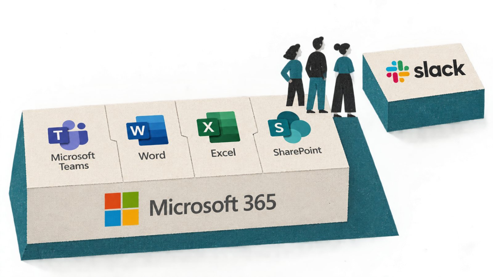 Slack أم Teams؟ اشتراك Microsoft الحالي قد يحسم القرار