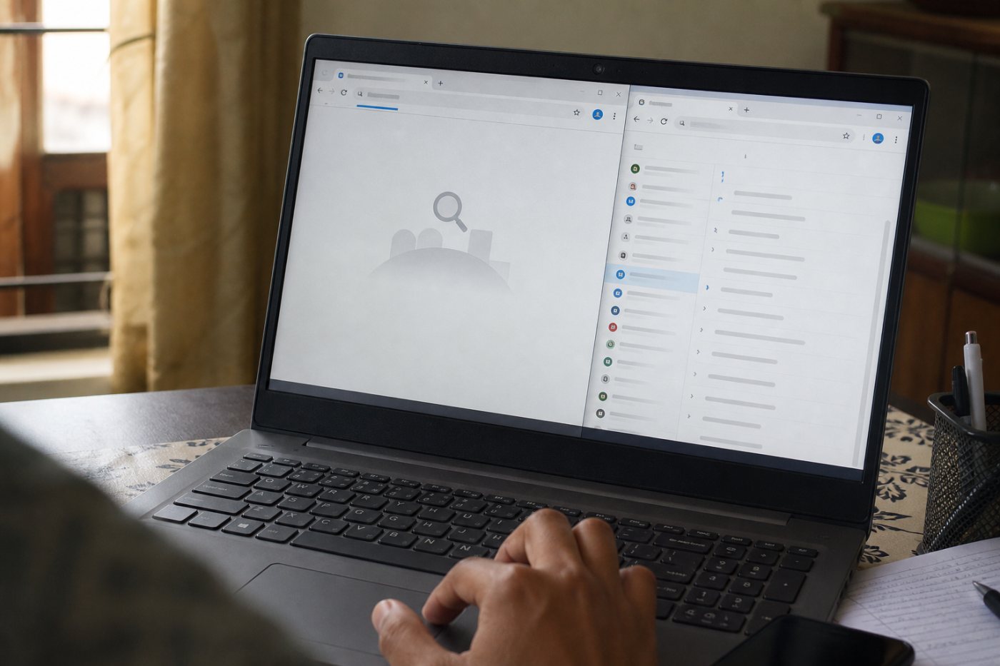 My Activity خالی ہونے کے باوجود Chrome میں پہلے دیکھی گئی ویب سائٹس کی history باقی ہے
