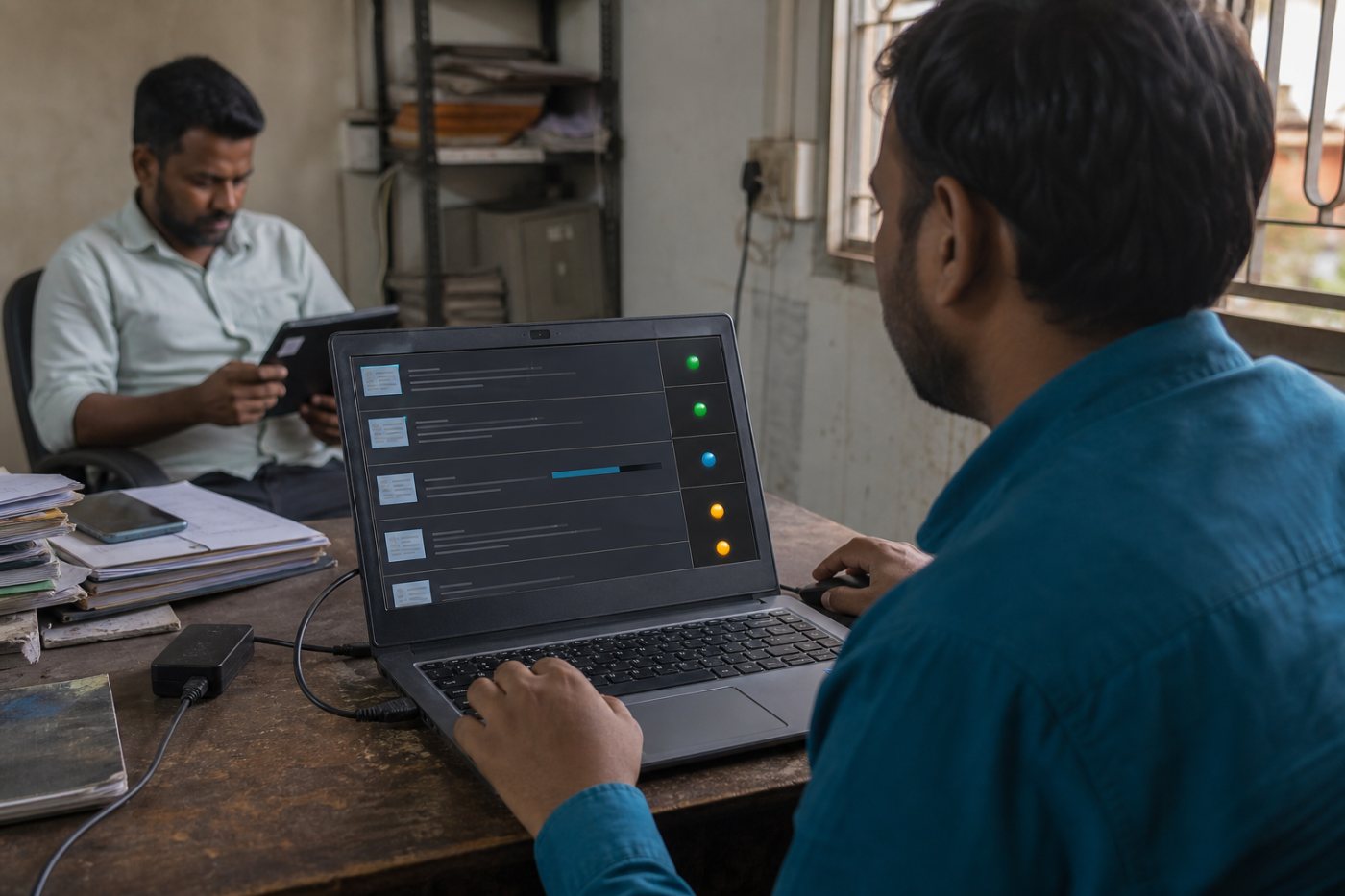 SQLite फ़ाइल पर अनेक पाठकों के साथ एक सक्रिय लेखक और क्रम में प्रतीक्षारत लेखन