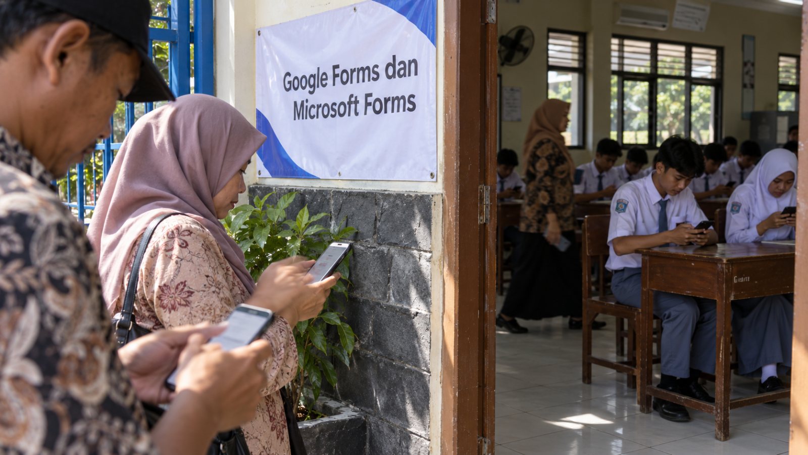Google Forms atau Microsoft Forms: alur kerja menentukan pilihan