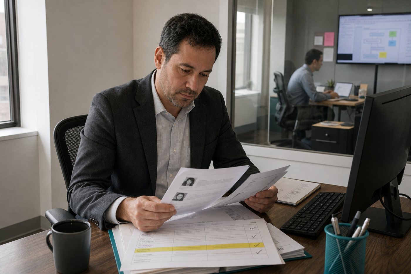 Formal GenAI requirements in job postings are distinguished from informal employee use and completed AI deployment.