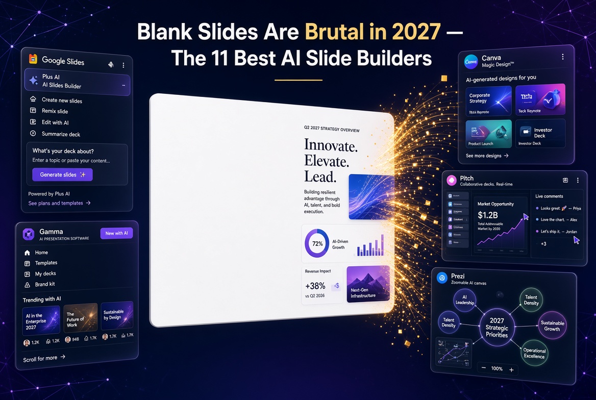 11 Picks for the Best AI Presentation Software & Slide Generator Tools in 2027