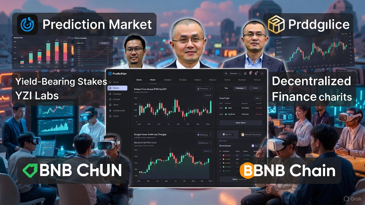 CZ Spotlights Predict.fun: A Yield-Bearing Prediction Market Launches on BNB Chain