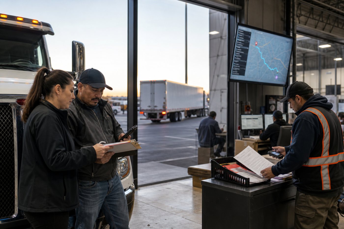 La verificación del transportista queda vinculada al seguimiento y al resultado de la carga asignada.