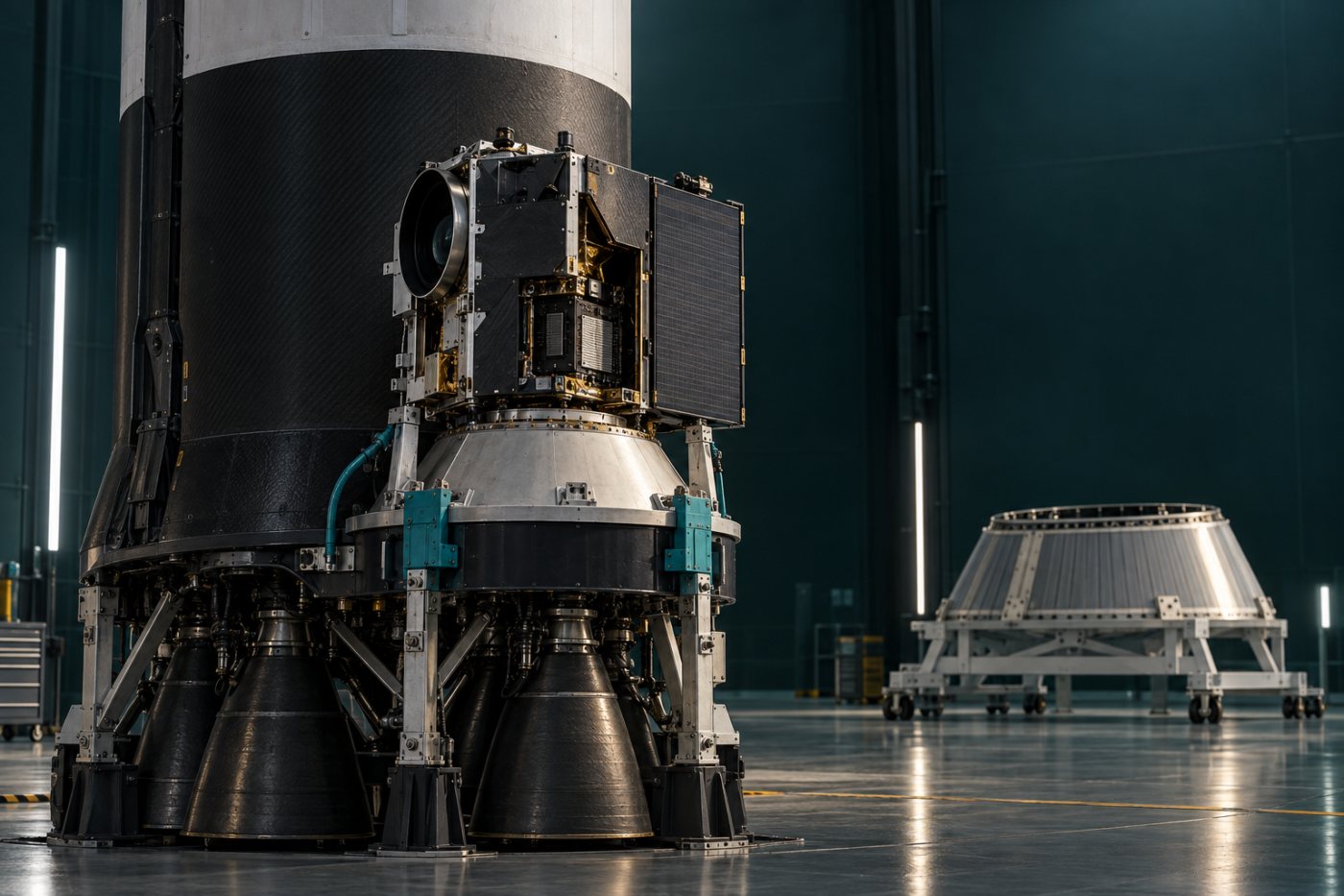 첫 Altair-Next Gen 위성이 SpaceX를 통한 2026년 10월 발사를 준비하는 과정