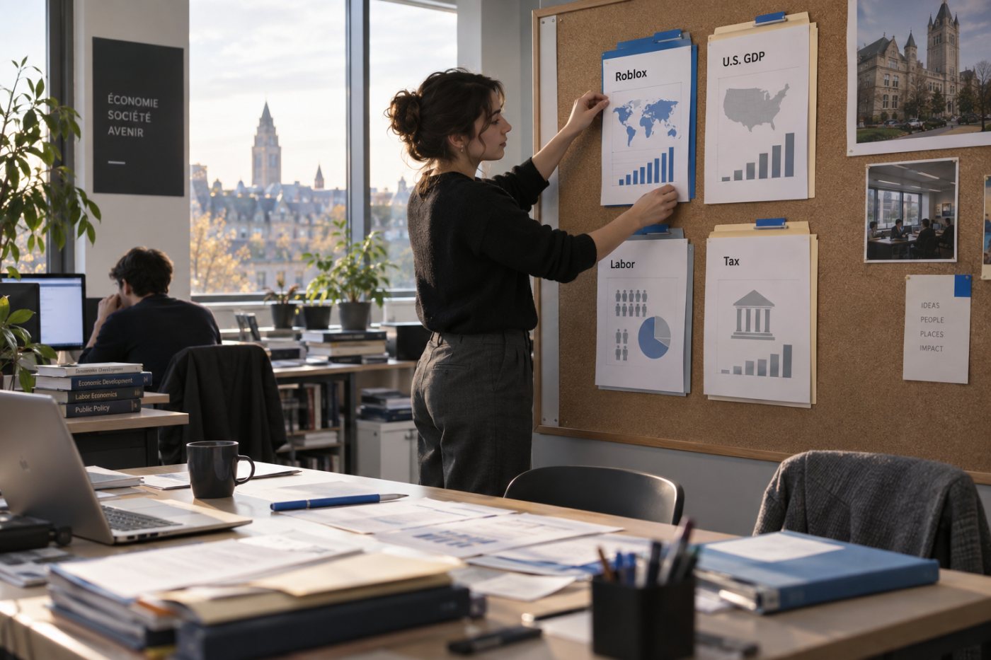 Les revenus mondiaux des créateurs, le PIB estimé, les équivalents temps plein et la fiscalité américaine sont distingués.