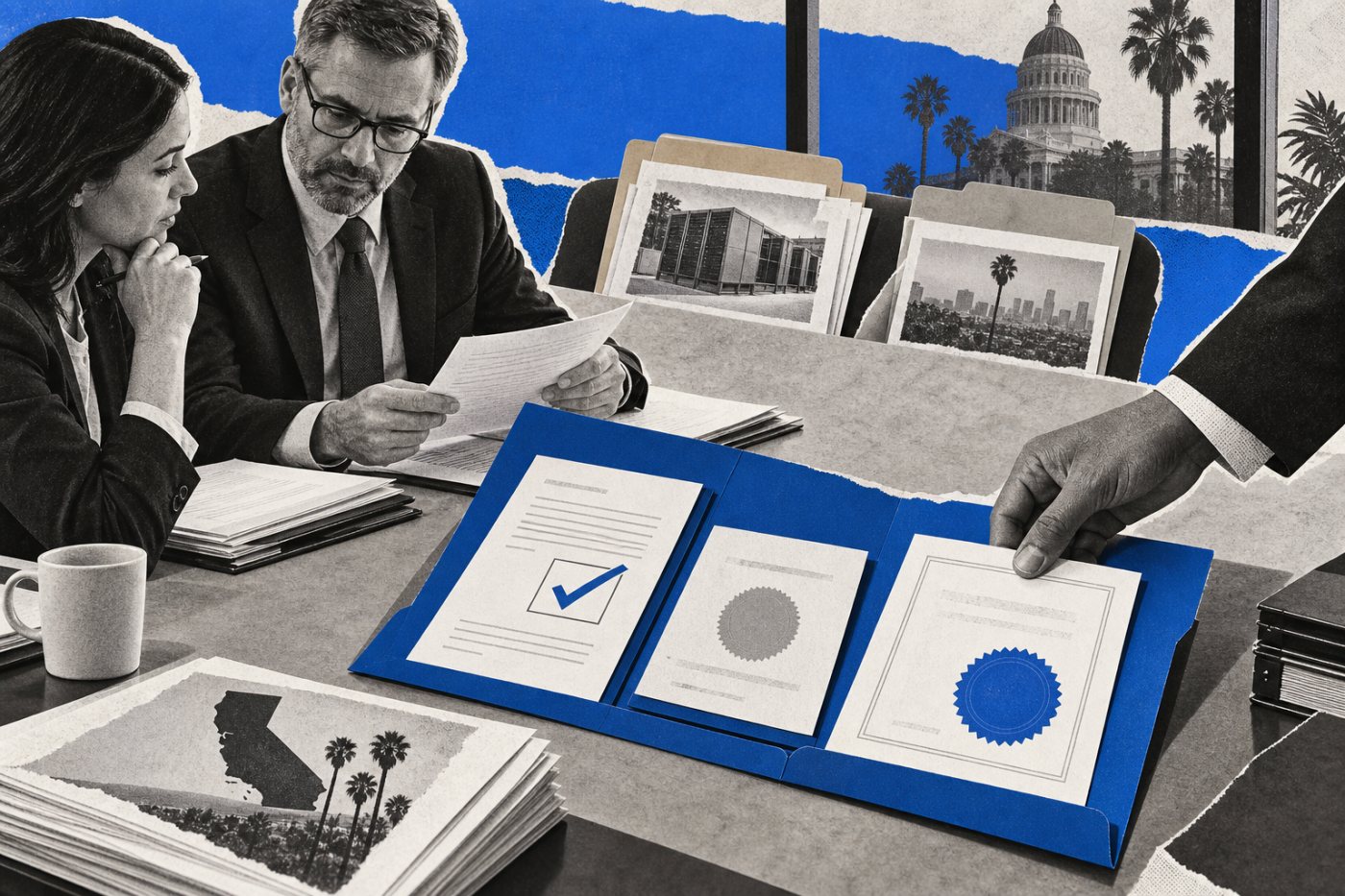 California-সংক্রান্ত AI assessment কেনার আগে covered audit, registry ও IVO status যাচাই করছে একটি compliance team