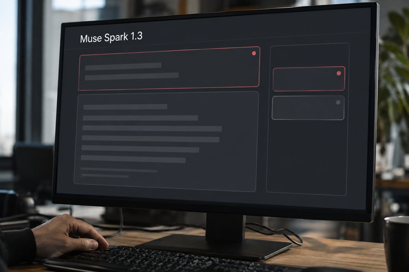Muse Spark 1.3 کی عام reasoning کے ساتھ مکمل API درخواست اور max reasoning کا زیرِ جانچ مرحلہ