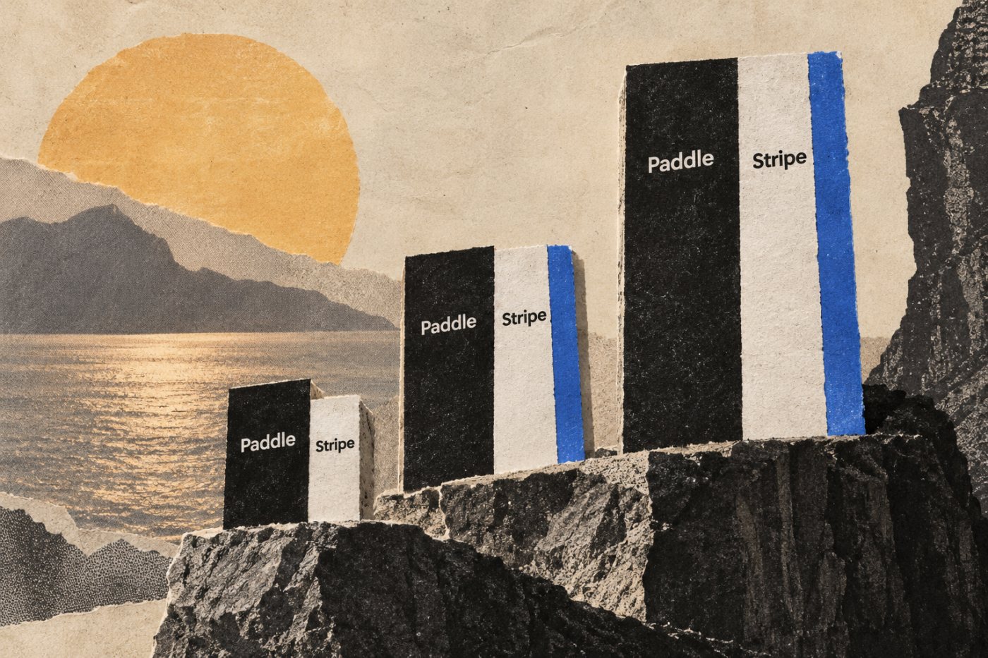 Phí Paddle và Stripe cho các gói SaaS 9, 49 và 99 USD thu hẹp khoảng cách khi giá gói và tỷ lệ thẻ quốc tế tăng.
