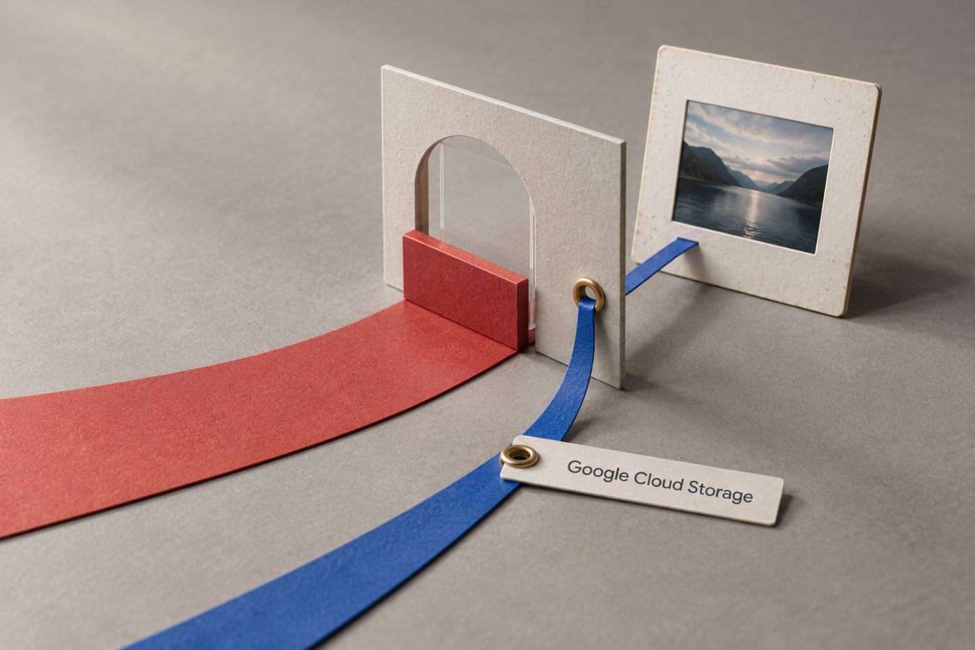 Et gyldigt Signed URL giver fortsat afgrænset adgang til et Cloud Storage-objekt.