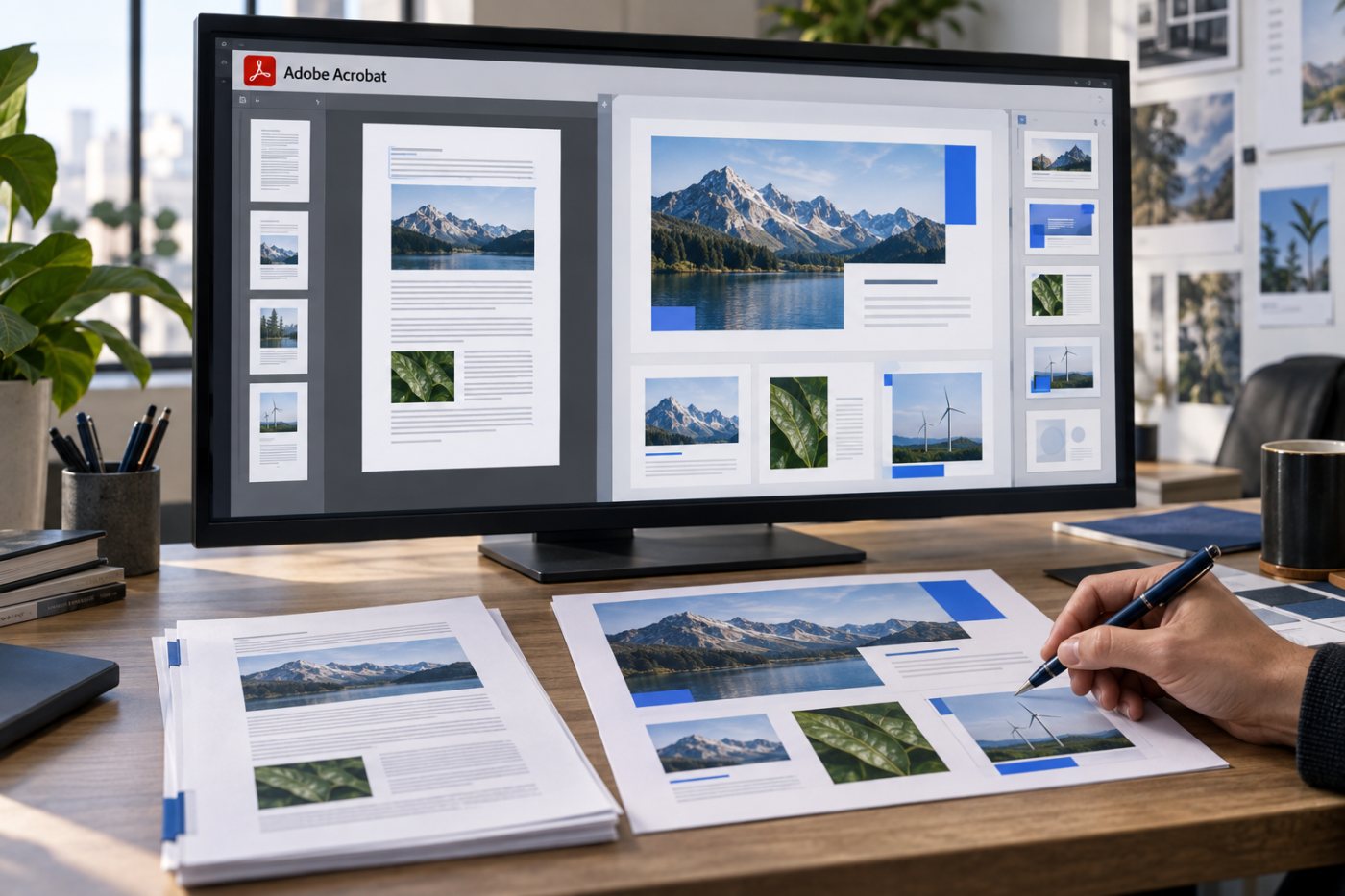 Adobe AcrobatのStylizeが元の文章を保ちながら簡素なPDFを編集可能な説明資料へ整える工程